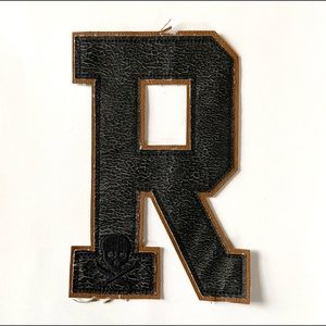 Vintage Rugby Ralph Lauren Leather Patch